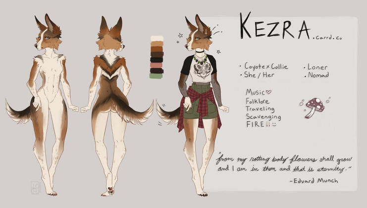 Anthro Ref by : Felidre